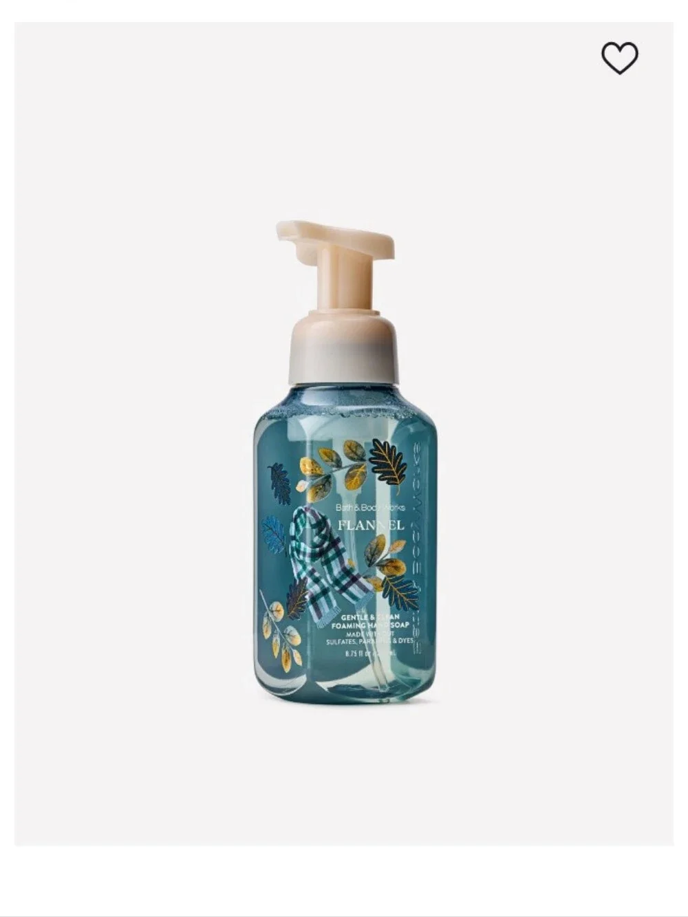 🧣🍂Bath & Body Works Flannel Foaming Hand Soap - 🧣🍂